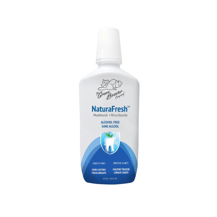 Green Beaver, NaturaFresh Mouthwash, Frosty Mint, 473ml