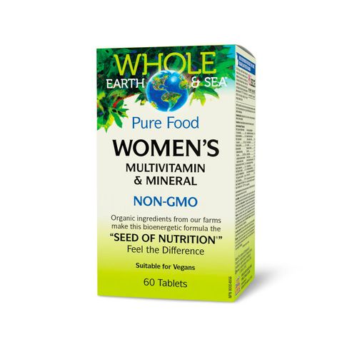 加拿大Whole Earth & Sea女性复合维生素片 60片 提升免疫 保障女性日常营养需求