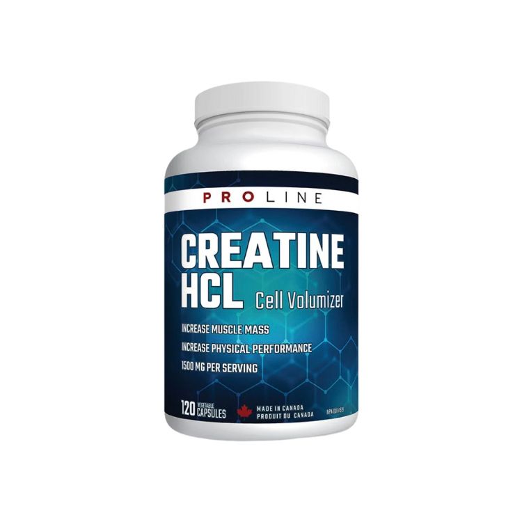 Pro Line, Creatine HCL, Unflavored, 120 Capsules - ProLine | Lifeplus Natural Health