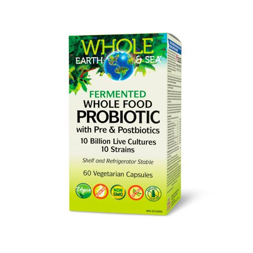 Whole Earth & Sea, Fermented Whole Food Probiotic, 10 Billion, 60 Vegetarian Capsules