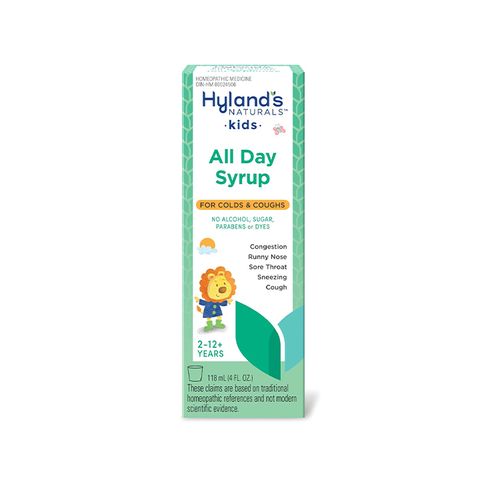 Hyland's Naturals, Kids All Day Syrup for Colds & Coughs 2-12+ Years, 118ml