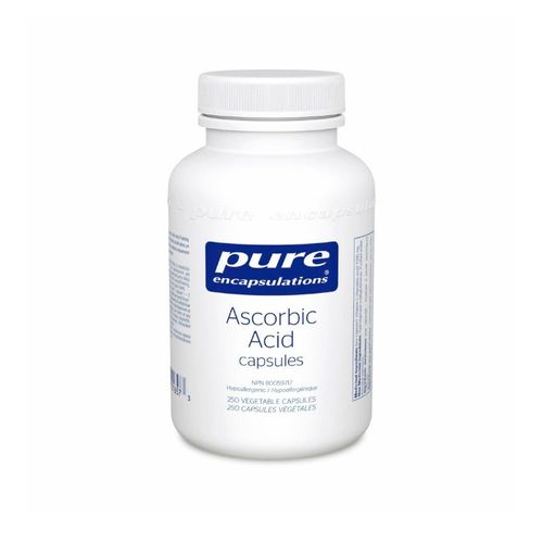 Pure Encapsulations, Ascorbic Acid, 250 Vegetable Capsules
