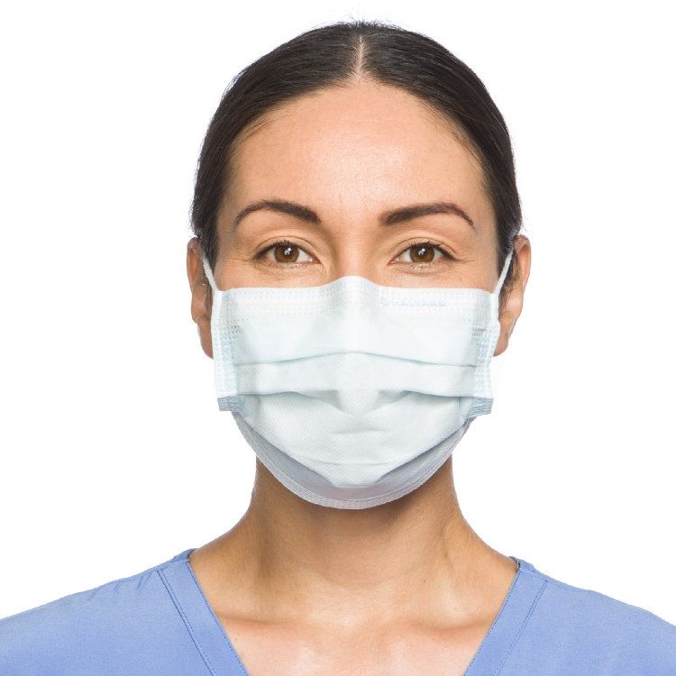 美国Halyard医用口罩 欧盟Type II认证 细菌过滤效能相当于Level 3口罩 50片装
