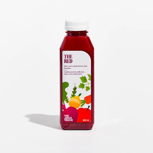 加拿大The Juice Truck有机冷榨果蔬汁 红果缤纷/大瓶450ml 促进消化 保护肝脏