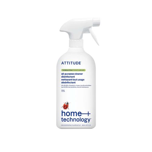 Attitude, All Purpose Cleaner Disinfectant 99.9% - Thyme & Citrus, 800ml