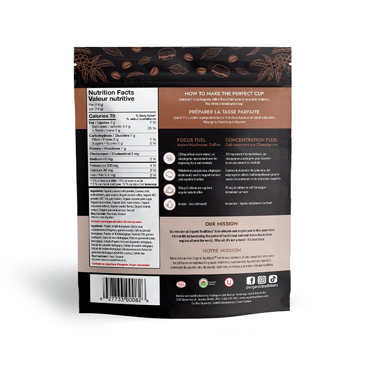 Organic Traditions, Focus Fuel Coffee, 140g