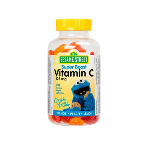 Webber Naturals, Sesame Street, Vitamin C, 125 mg, 120 Gummies