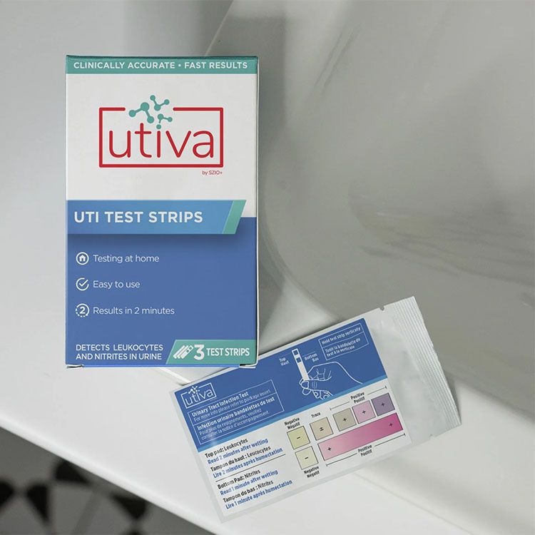 Utiva, Urinary Tract Infection Test Strip, 3 Test Strips