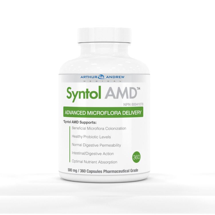 美国Arthur Andrew Medical Syntol酵母清洁益生菌 360粒 清除念珠菌 改善胃肠道健康