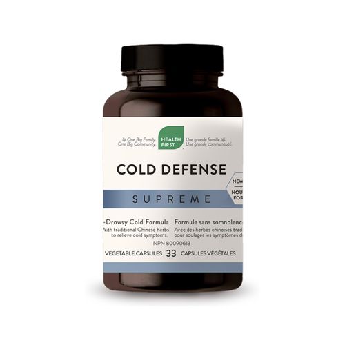 Health First, Cold Defense Supreme, 33 Vegetable Capsules