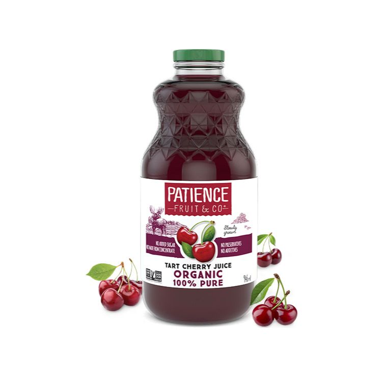 加拿大Patience有机100%酸樱桃汁 946毫升 非浓缩汁调配 帮助降尿酸 预防痛风