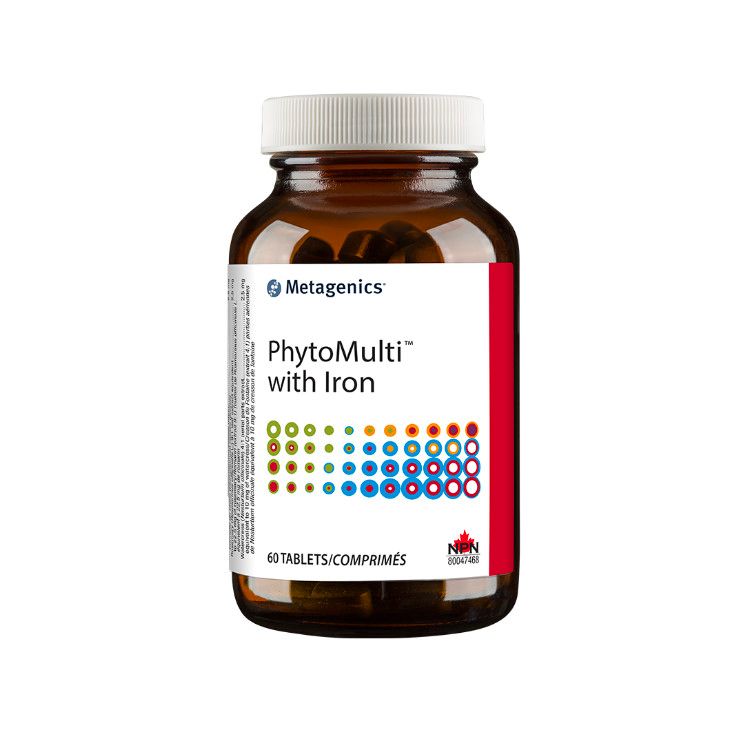 Metagenics, PhytoMulti, with Iron, 60 Tablets