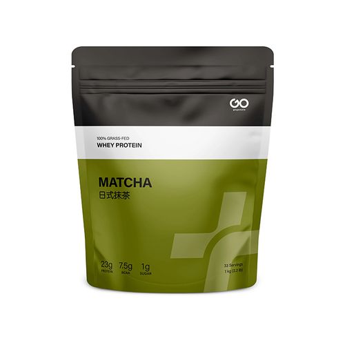 gogonuts, 100% Grass-Fed Whey Protein, Matcha, 1kg