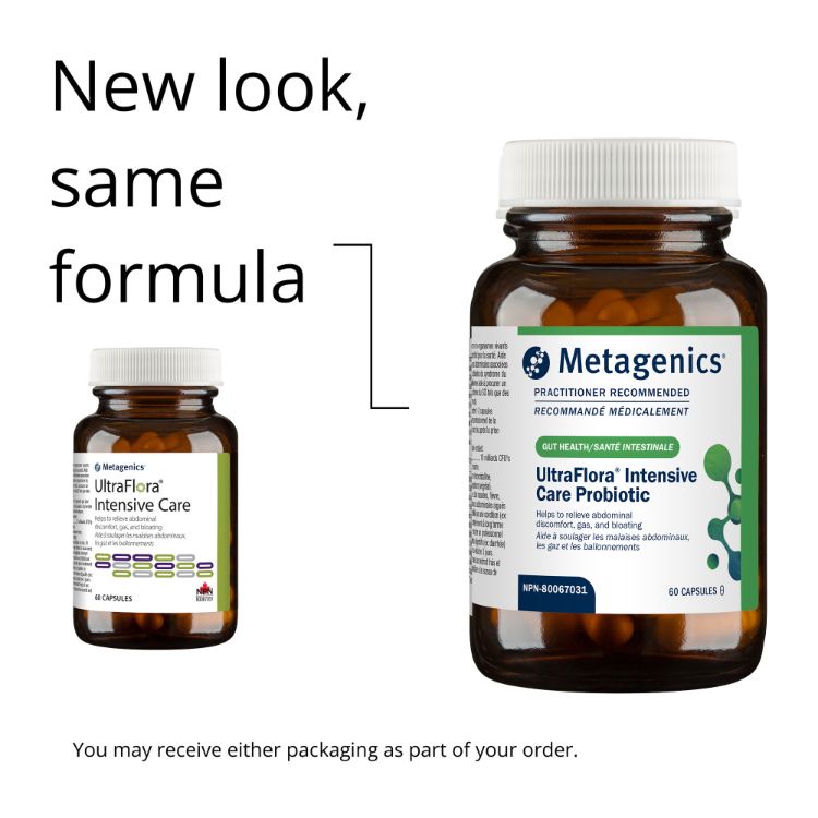 Metagenics, UltraFlora Intensive Care, 60 Capsules