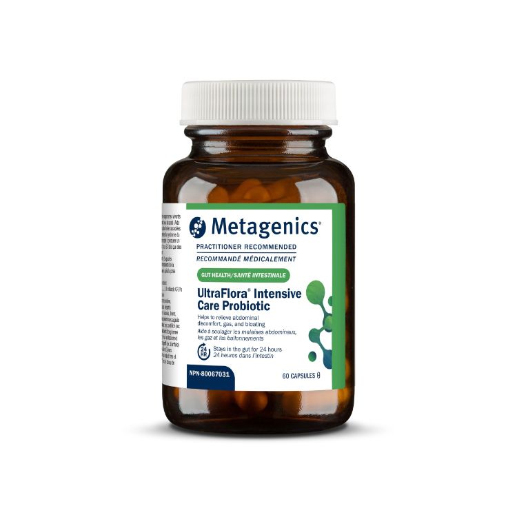 Metagenics, UltraFlora Intensive Care, 60 Capsules