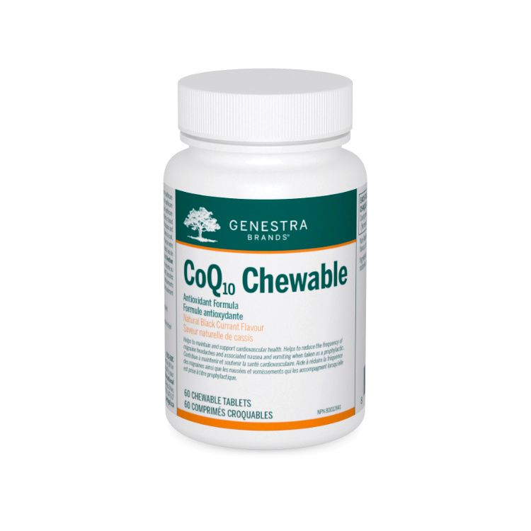 Genestra, CoQ10, 60 Chewable Tablets