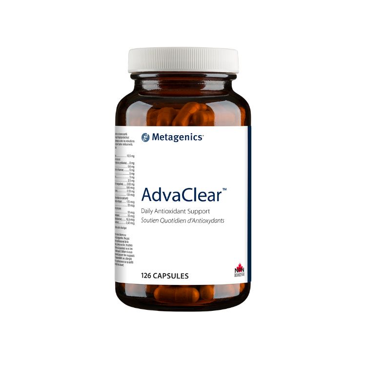 美国Metagenics AdvaClear肝脏解毒胶囊 126粒 支持I阶段II阶段排毒 重金属/尿酸/酮酸排除