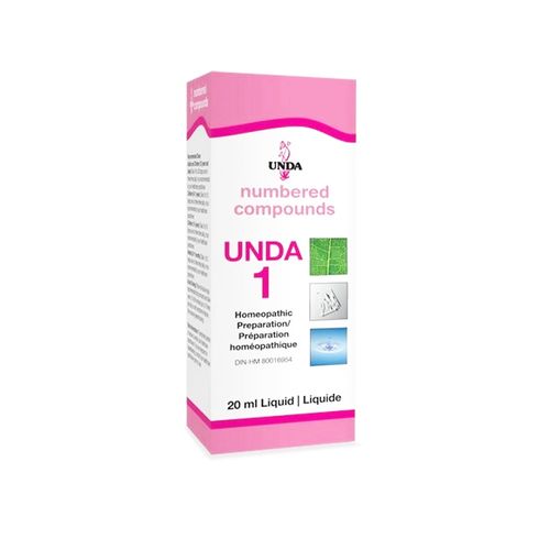 比利时UNDA顺势疗法 #1号 帮助缓解消化不良 改善疲劳及头痛