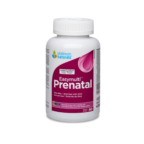 Platinum Naturals, Easymulti Prenatal, 60 Softgels
