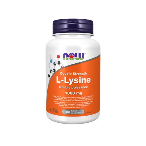 Now Foods, L-Lysine, 1000mg, 100 Tablets