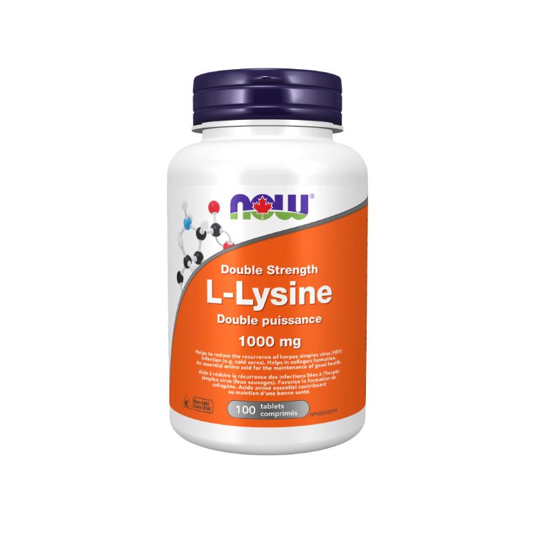 Now Foods, L-Lysine, 1000mg, 100 Tablets