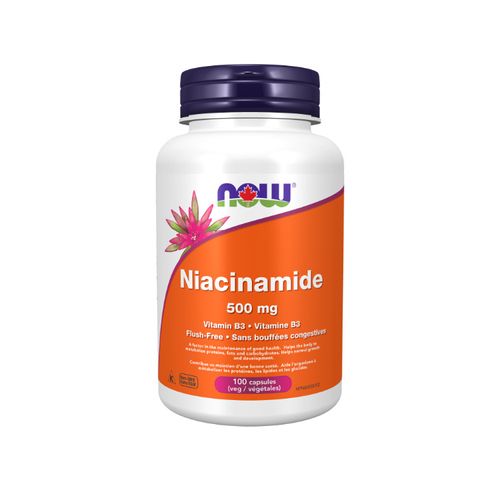 Now Foods, Niacinamide, 500mg, 100 Vcaps