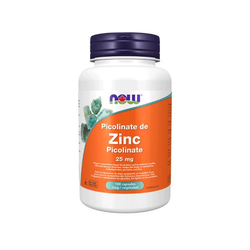 Now Foods, Zinc Picolinate, 25mg, 100 Vcaps