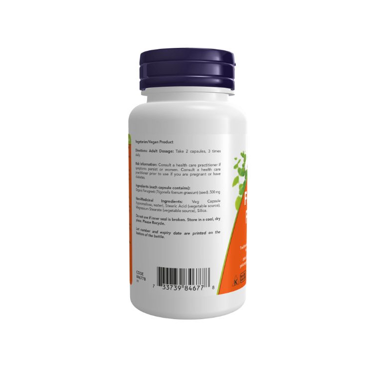 Now Foods, Fenugreek, 500mg, 100 Vcaps