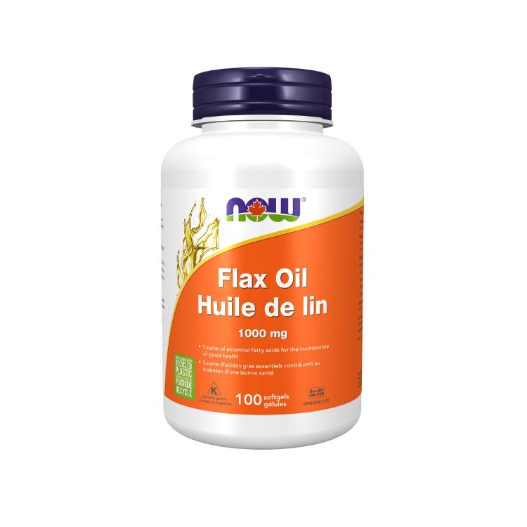 Now Foods, Organic Flax Oil, 1000mg, 100 Softgels