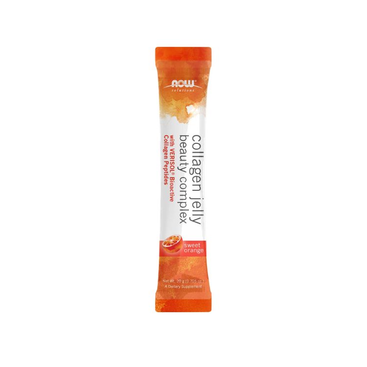 Now Solutions, Collagen Jelly Beauty Complex, Sweet Orange, 20g x 10 Stickes