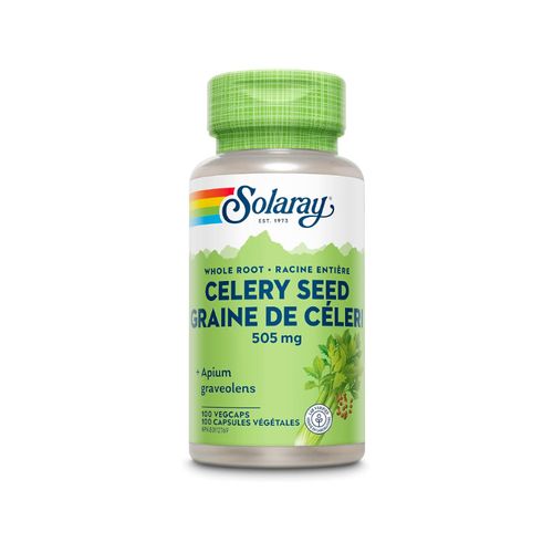 美国Solaray芹菜籽胶囊 505毫克/100粒 降低尿酸 预防改善痛风