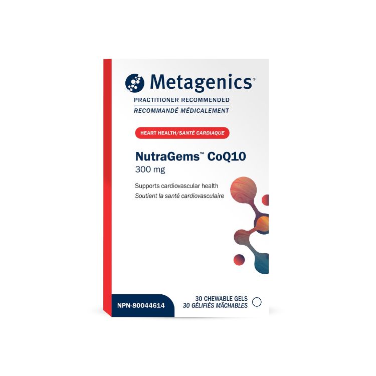 美国Metagenics 辅酶Q10咀嚼凝胶 300毫克/30粒 乳化递送形式 促进心肌功能