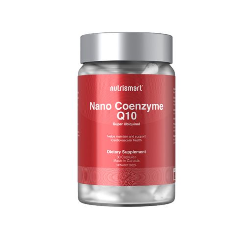 加拿大Nutrismart辅酶Q10胶囊 100mg/30粒 纳米还原型 活性泛醇 增强心肌动力