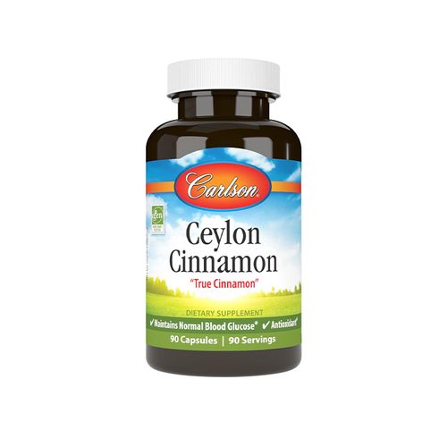 Carlson Laboratories, Ceylon Cinnamon, 500mg, 90 Softgels