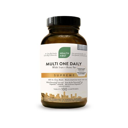 Health First, Multi One Daily, With Iron, 100 Tablets