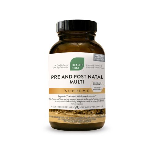 Health First, Multi Supreme, Pre and Post Natal, 90 Vegetable Capsules