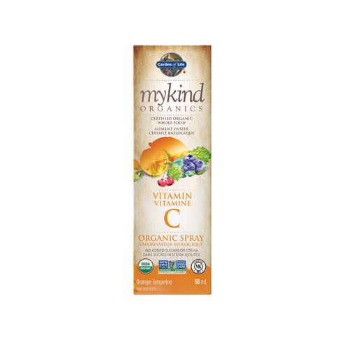 Garden of Life, mykind Organics, Vitamin C Spray Orange Tangerine, 58 ml