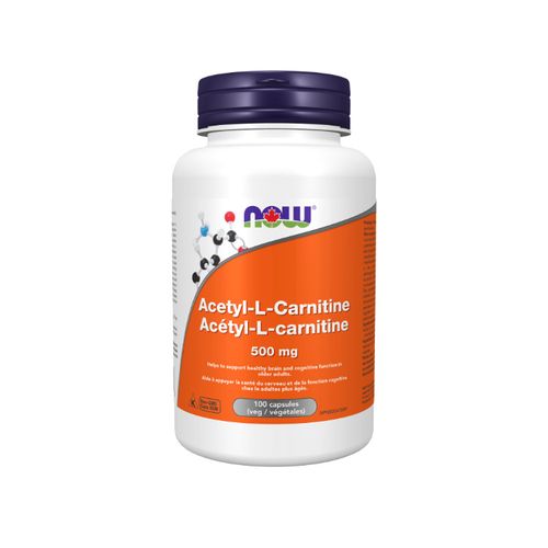Now Foods, Acetyl L-Carnitine, 500mg, 100 Vcaps