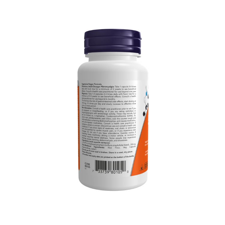 Now Foods, 5-HTP, 100mg, 60 Vcaps