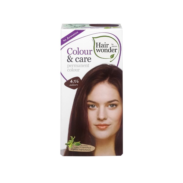 Hair Wonder of Nature, Colour & Care, Auburn 4.56, 1 Set