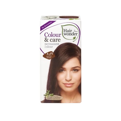 Hair Wonder of Nature, Colour & Care, Mocha Brown 4.03, 1 Set