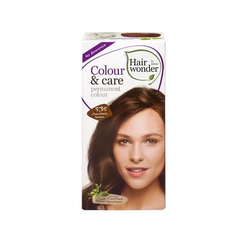 荷兰Hair Wonder丽盈养护型染发剂 5.35号/巧克力棕色 染发不伤发 持续6到8周 9种有机成分 首个无氨配方