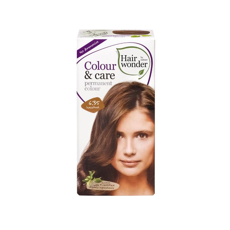 Hair Wonder of Nature, Colour & Care, Hazelnut 6.35, 1 Set