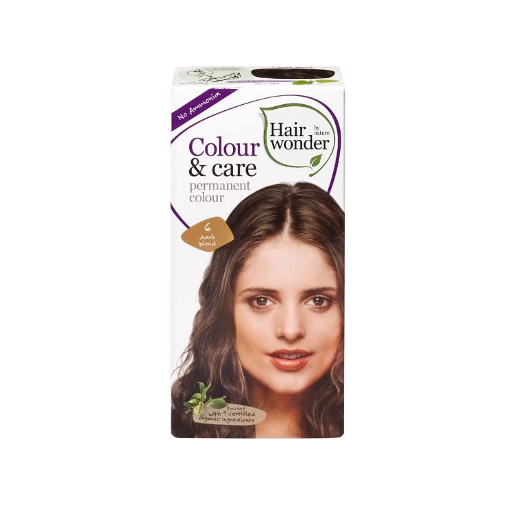 Hair Wonder of Nature, Colour & Care, Dark Blond 6, 1 Set