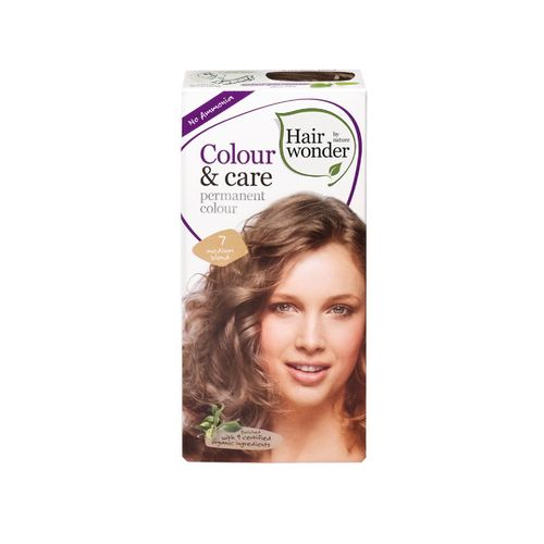 Hair Wonder of Nature, Colour & Care, Medium Blond 7, 1 Set