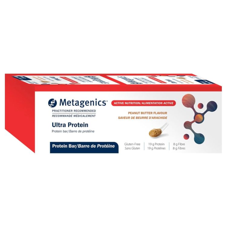 Metagenics, Ultra Protein Peanut Butter Bars 60g x 12 Bars
