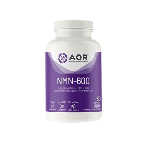 加拿大AOR烟酰胺单核苷酸NMN胶囊 600毫克/30粒 高剂量浓度 提高NAD+水平 对抗衰老