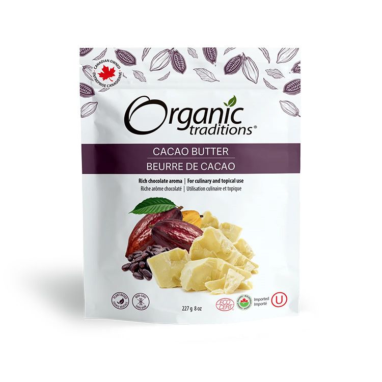 美国Organic Traditions有机可可脂 227克 优质天然脂肪