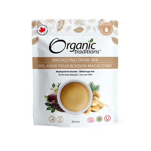 美国Organic Traditions有机玛卡奇诺调饮粉 227克 玛咖饮品 提升精力 平衡荷尔蒙