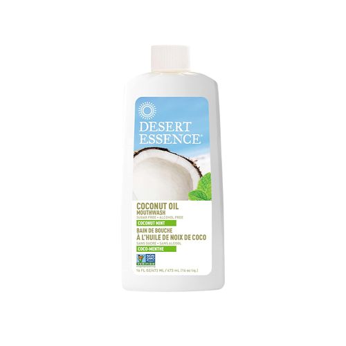 Desert Essence, Mouthwash Coconut Oil - Mint, 473ml